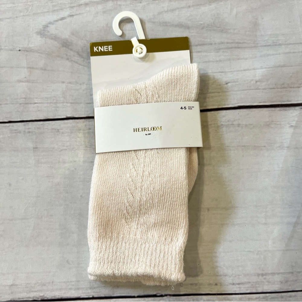 🆕NWT Heirloom Blush Crochet Knee Socks